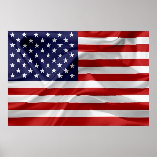Die Flagge der USA Poster (Vorne)