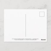 Die Flagge der USA Postkarte (Rückseite)