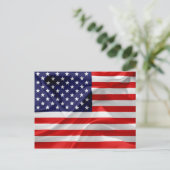 Die Flagge der USA Postkarte (Stehend Vorderseite)