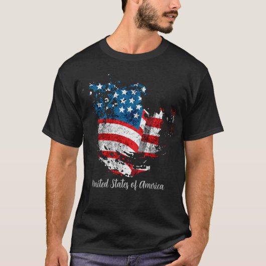 die Flagge der USA T-Shirt (Vorderseite)
