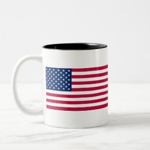 Die Flagge der USA Zweifarbige Tasse