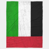 Die Flagge der Vereinigten Arabischen Emirate - ei Fleecedecke (Vorderseite)