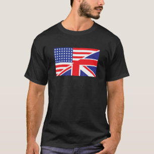 Die Flagge der Vereinigten Staaten mit zwei US-Bür T-Shirt
