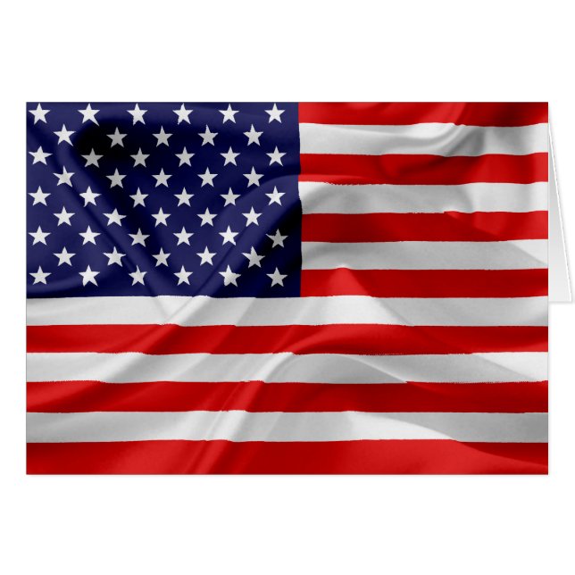 Die Flagge der Vereinigten Staaten von Amerika (Vorderseite (Horizontal))