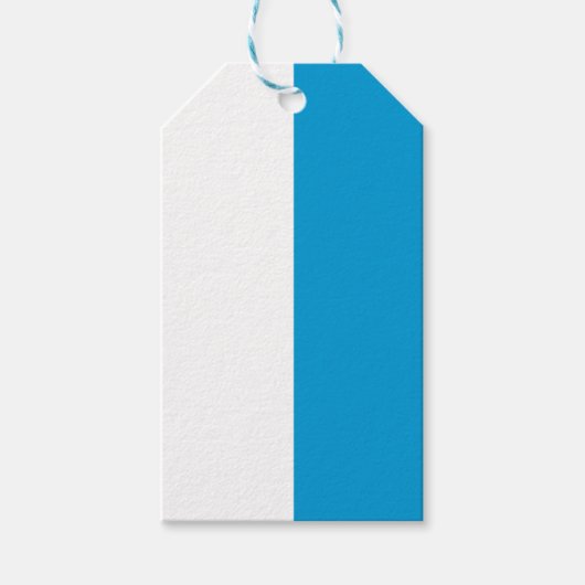 Die Flagge des Bayerischen Giftmarken Geschenkanhänger (Vorderseite)