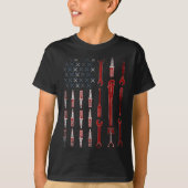 Die Flagge des Offiziellen Mechanismus der USA T-Shirt (Vorderseite)