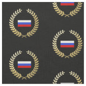 Die Flagge des Russen Stoff (Nahaufnahme)