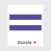 Die Flagge des Staat des Cross River, Nigeria Aufkleber (Blatt)