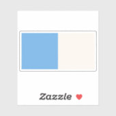 Die Flagge des Staat von Kogi, Nigeria Aufkleber (Blatt)