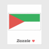 Die Flagge des Staat von Oyo, Nigeria Aufkleber (Blatt)