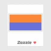 Die Flagge des Staat von Sokoto, Nigeria Aufkleber (Blatt)