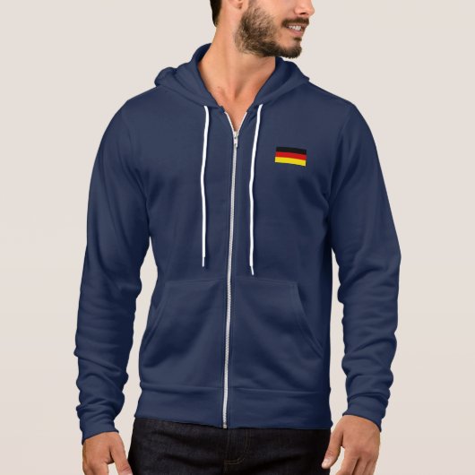 Die Flagge Deutschlands Hoodie (Vorderseite)