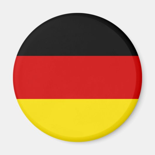 Die Flagge Deutschlands Magnet (Vorne)