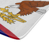 Die Flagge eines kleinen Glasschneiders in Amerika Schneidebrett (Ecke)