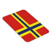 Die Flagge eines Landes, das große Reich vereint i Magnet (Rechte Seite)