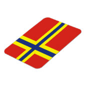 Die Flagge eines Landes, das große Reich vereint i Magnet (Linke Seite)