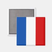 Die Flagge Frankreichs Magnet (Vorderseite/Rückseite)