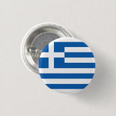 Die Flagge Griechenlands Button (Vorne & Hinten)
