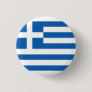 Die Flagge Griechenlands Button