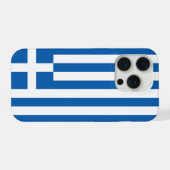 Die Flagge Griechenlands iPhone Hülle (Rückseite (Horizontal))