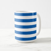 Die Flagge Griechenlands Kaffeetasse (VorderseiteRechts)