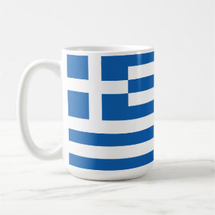 Die Flagge Griechenlands Kaffeetasse
