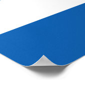 Die Flagge Griechenlands Poster (Ecke)