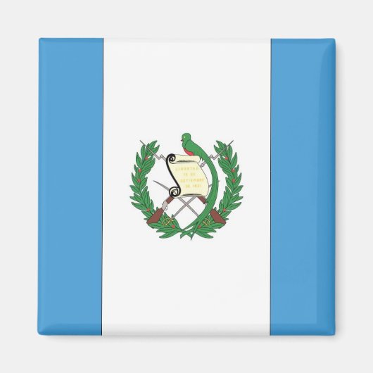 Die Flagge Guatemalas Magnet (Vorne)