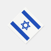 Die Flagge Israels Papier Napkins Serviette (Ecke)
