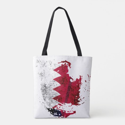 die Flagge Katars Tasche (Rückseite)