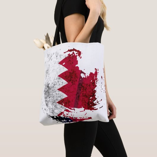 die Flagge Katars Tasche (Von Nahem)