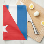 Die Flagge Kubas Handtuch (Viertel Falte)