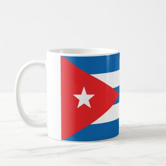Die Flagge Kubas Kaffeetasse (Links)