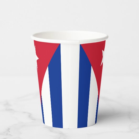 Die Flagge Kubas Pappbecher (Rechts)