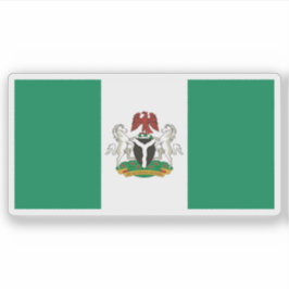 Die Flagge Nigerias (Staat) Aufkleber