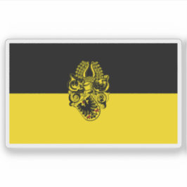 Die Flagge Nordhausens Aufkleber