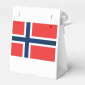 Die Flagge Norwegens Geschenkschachtel (Rückseite)