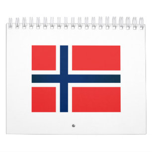 Die Flagge Norwegens Kalender