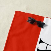 Die Flagge Österreichs Strandtuch (Beispiel)