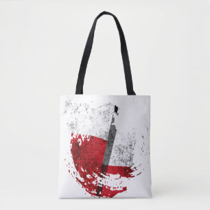 die Flagge Polens Tasche