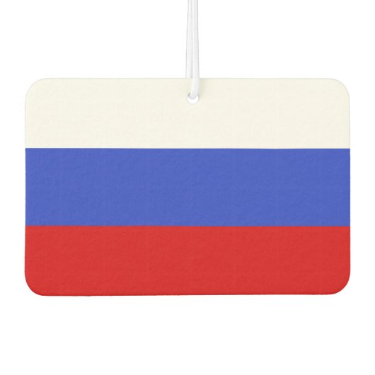 Die Flagge Russlands Autolufterfrischer (Vorderseite)