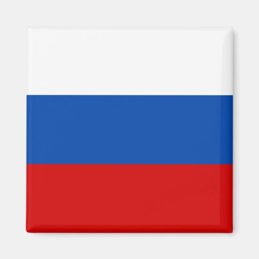 Die Flagge Russlands Magnet (Vorne)
