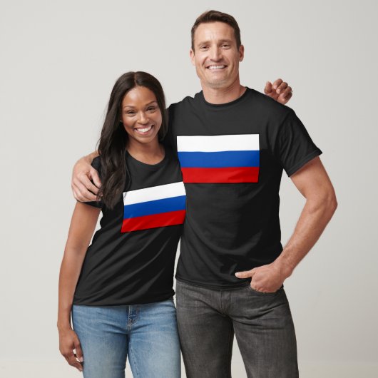 Die Flagge Russlands T-Shirt (Unisex)