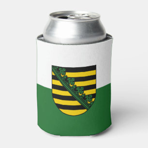 Die Flagge Sachsens Can Cooler Dosenkühler