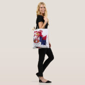 die Flagge Serbiens Tasche (Am Model)