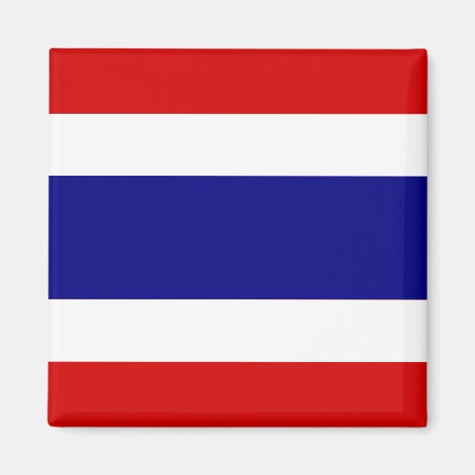 Die Flagge Thailands Magnet (Vorne)
