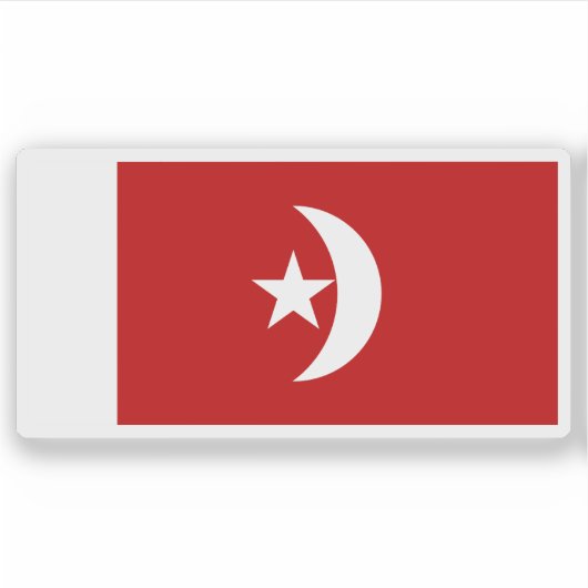 Die Flagge Umm al-Qaiwains Aufkleber (Vorderseite)