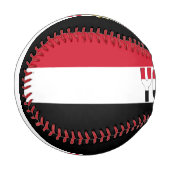 Die Flagge und das Coat of Arms Patriotic im Jemen Baseball (Vorderseite Links)