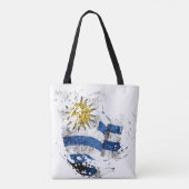 die Flagge Uruguays Tasche (Rückseite)