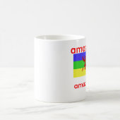 die Flagge von amazigh Leuten Kaffeetasse (Mittel)